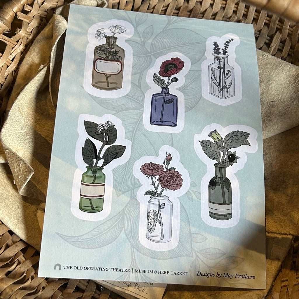 Exclusive Old Operating Theatre Sticker Sheets