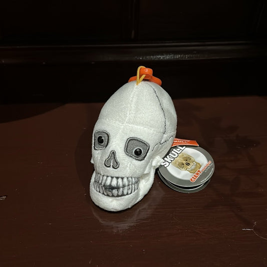 Giant Microbes Skull Keychain