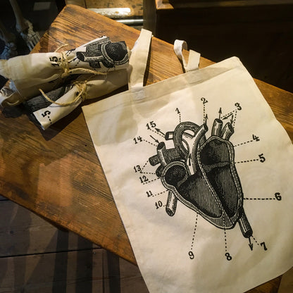 Anatomical Heart Tote Bag