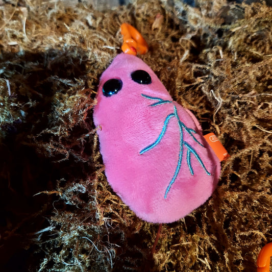 Giant Microbes Lung keychain
