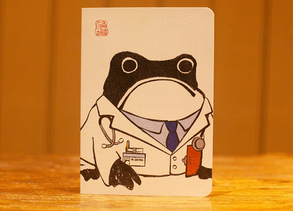 Doctor Frog Greeting Card