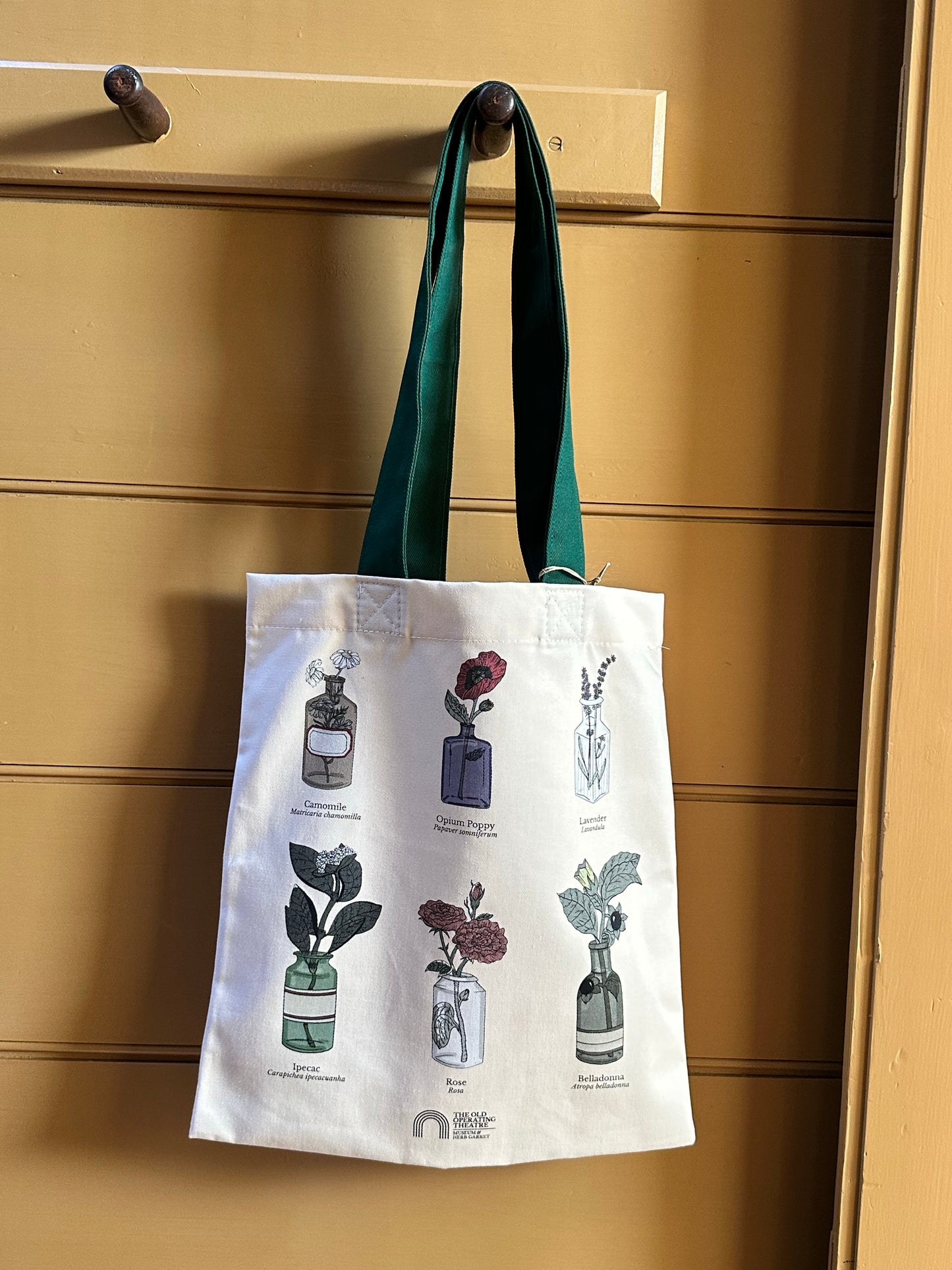 Herbal Apothecary Bottle Tote Bag