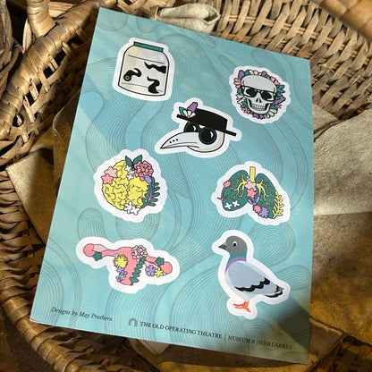 Exclusive Old Operating Theatre Sticker Sheets