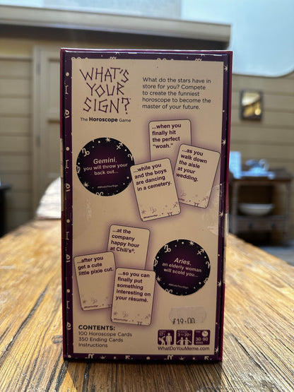 What's Your Sign?: The Horoscope game