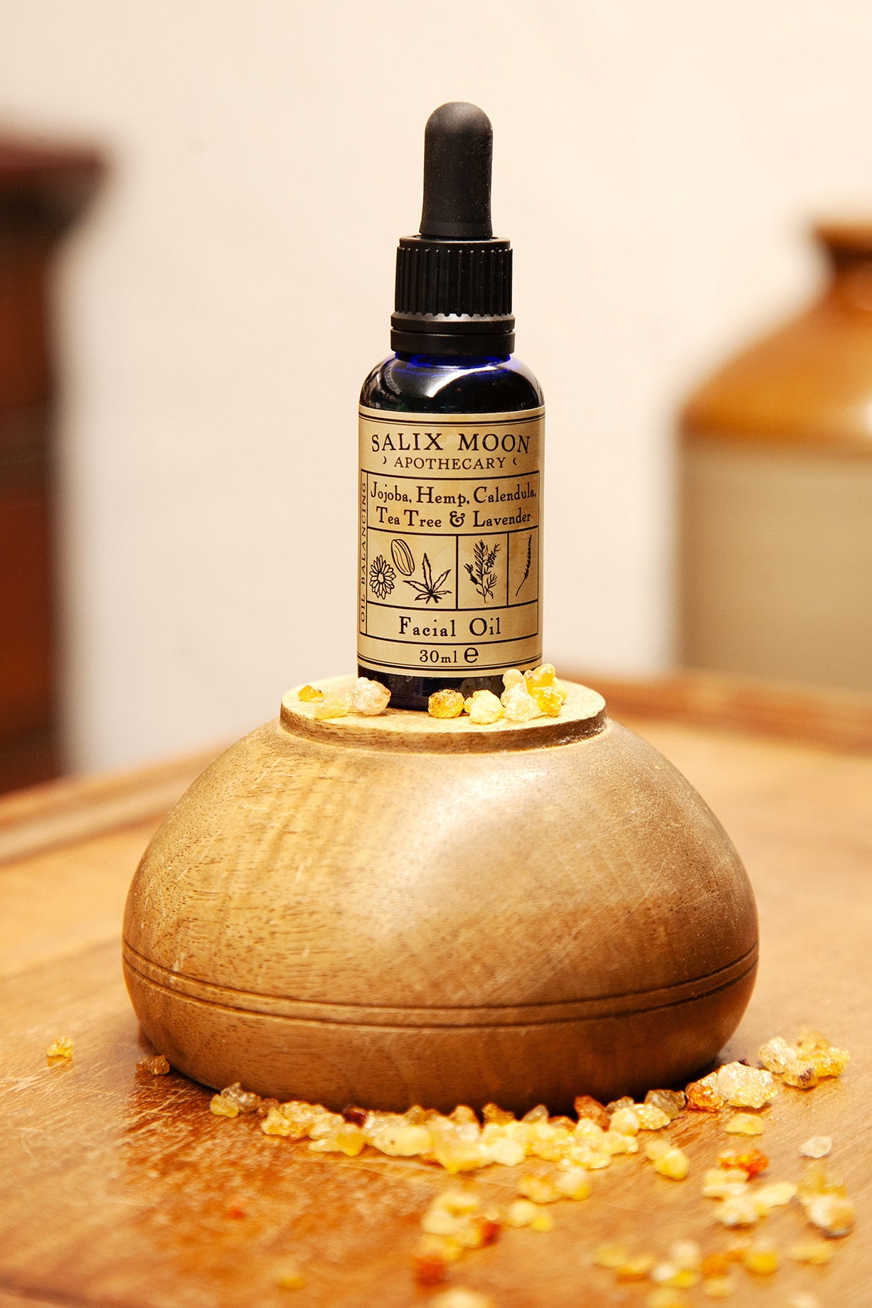 Jojoba, Hemp, Calendula, Tea Tree & Lavender Facial Oil