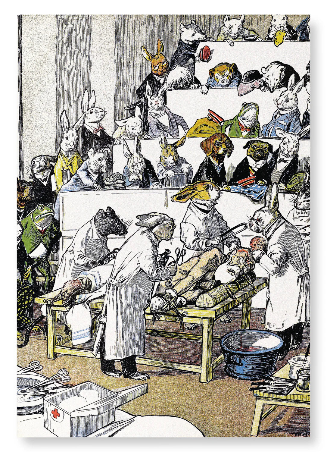 VIVISECTION OF HUMANS (1899): A4 Art Print