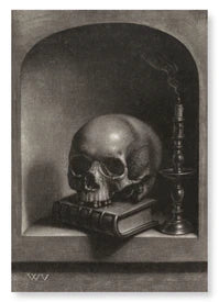 VANITAS STILL LIFE IN A NICHE Art Print